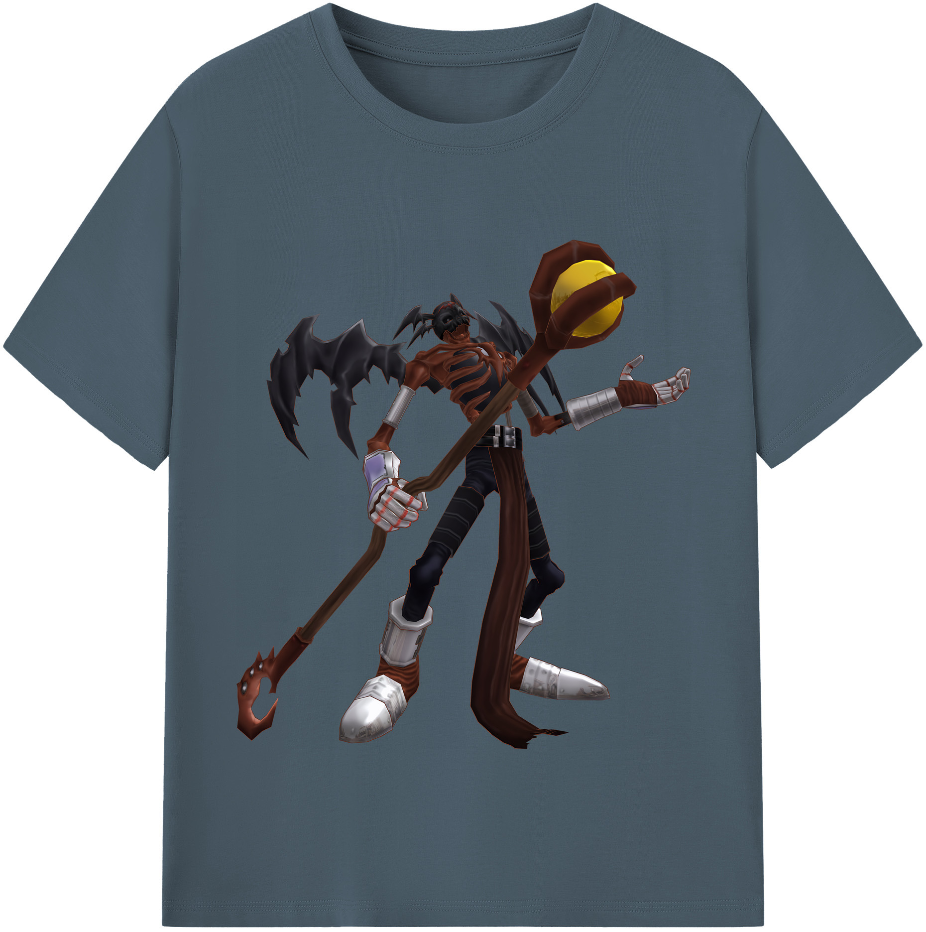 （画像用） Digimon デジタルモンスター/デジモン 綿100％半袖Tシャツ（フロントプリント）
